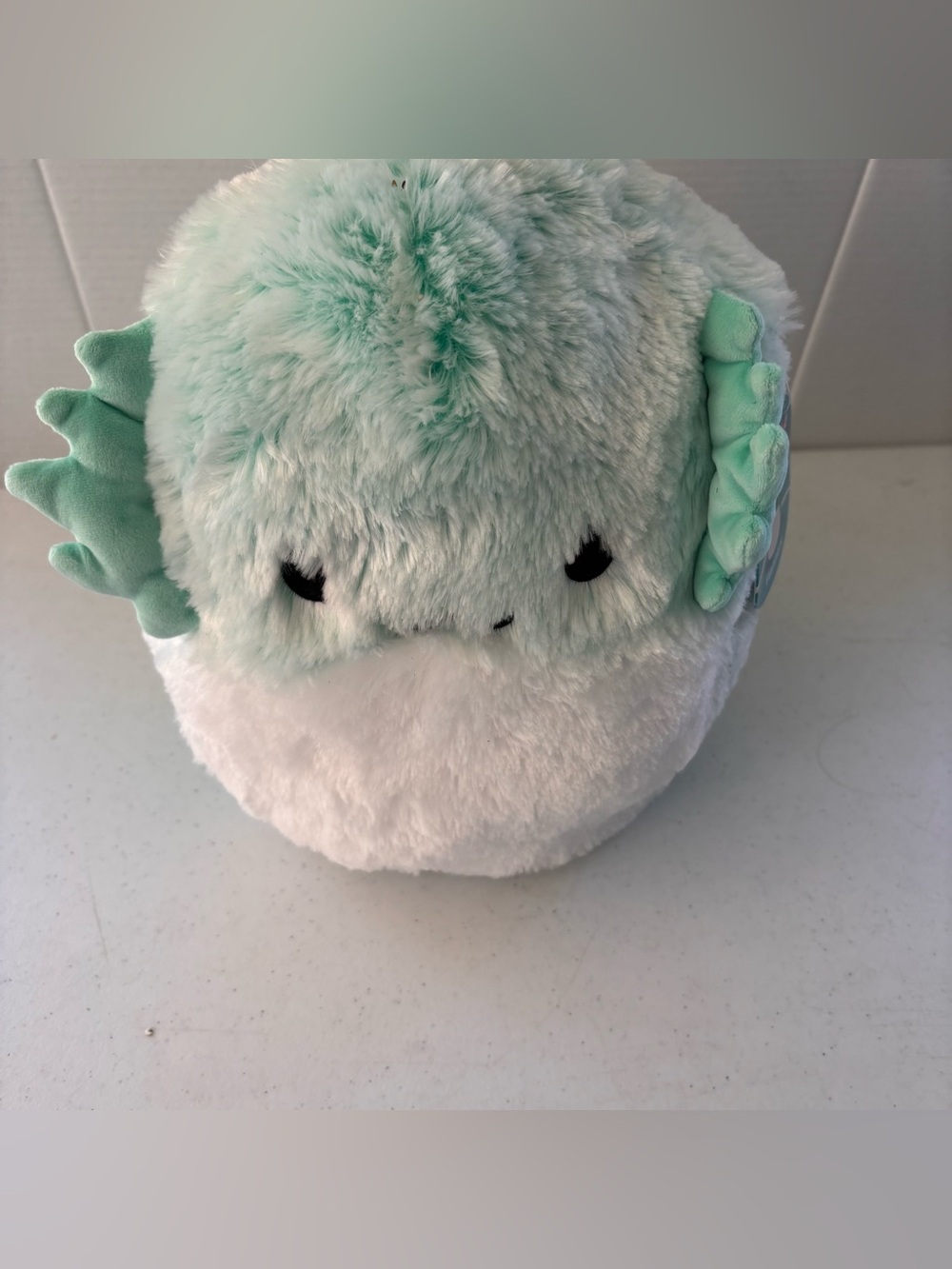 Squishmallows 9” Fuzz A Mallows Flannery The Axolotl Teal Plush Soft Squishy MWT